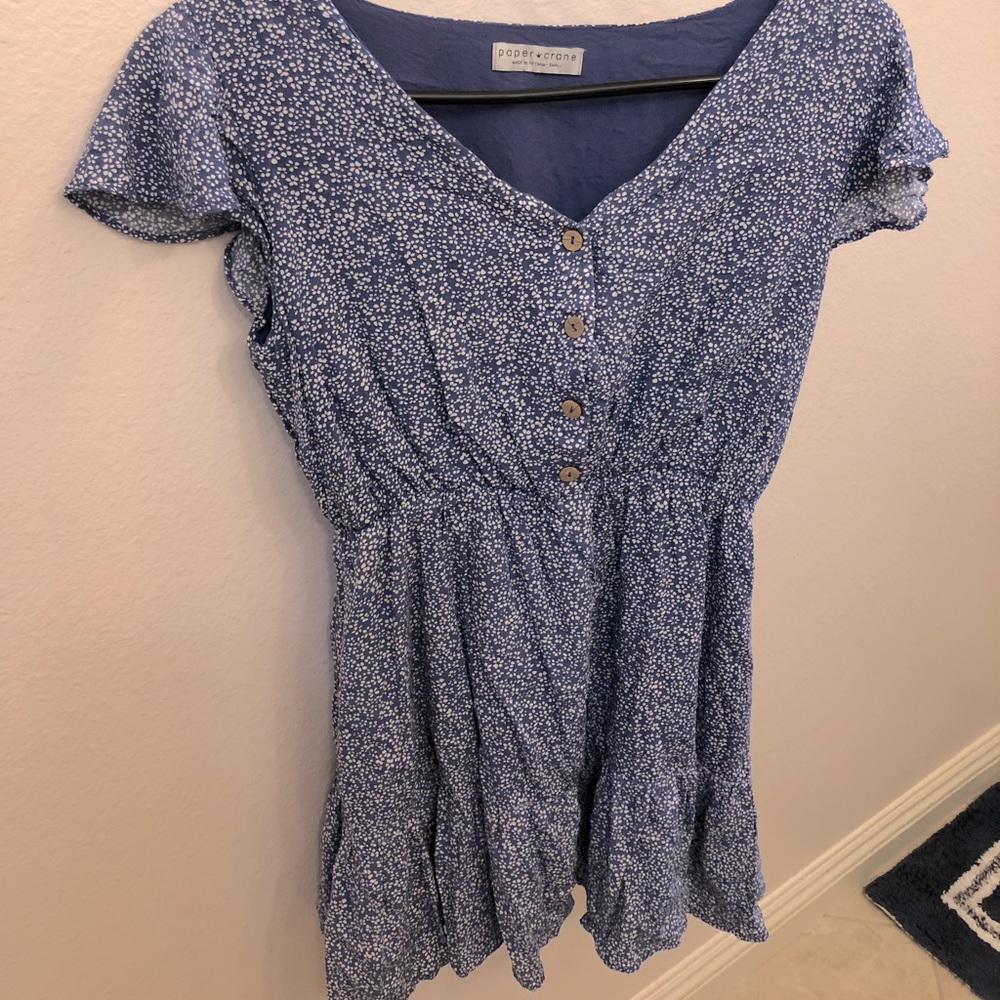 Blue flower dress